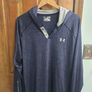 Under Armour Men's Blue Long Sleeve Shirt